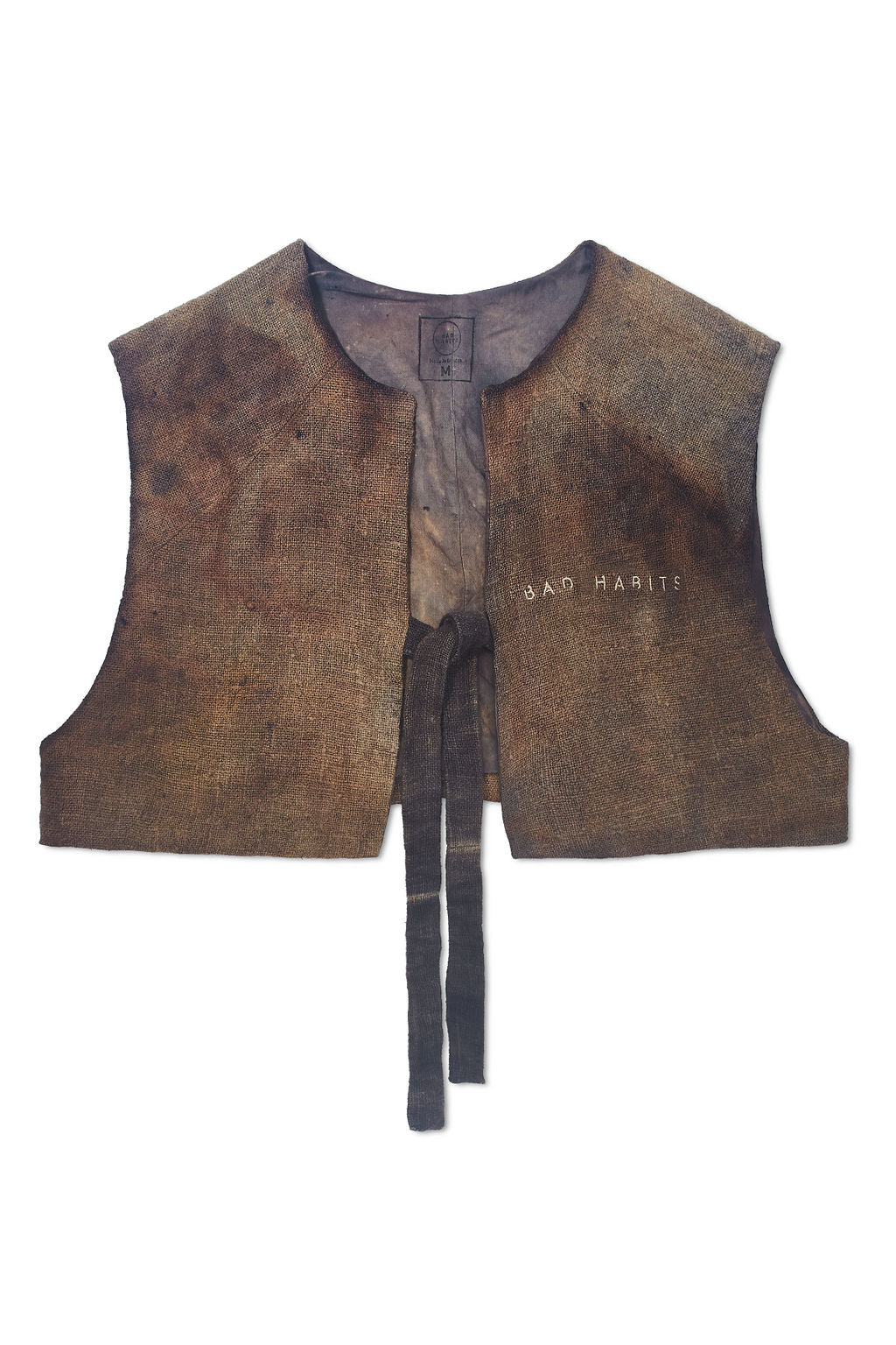 Eclipse Cropped Tie Vest