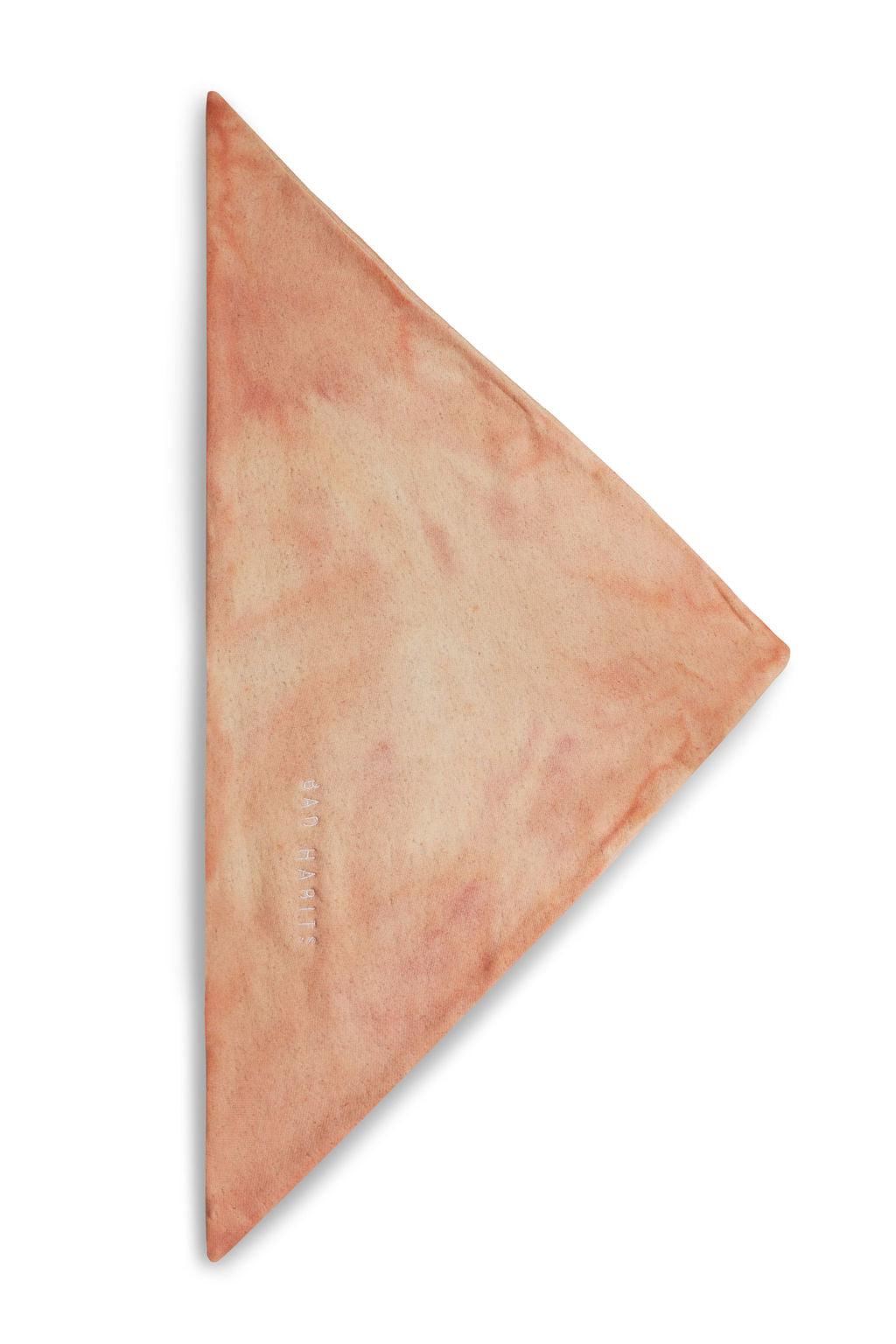 Pale Sunrise Tie Dyed Bandana Neck Scarf and Head Scarf