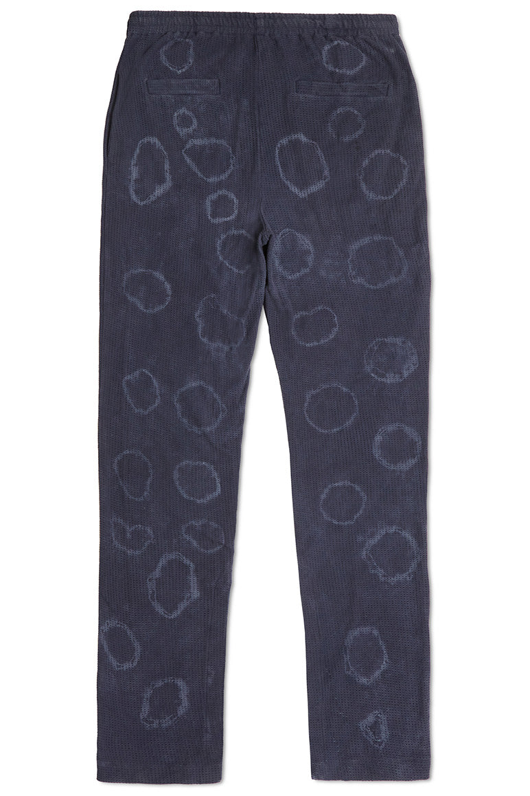 Oceanic Tied Dyed Elastic Waist Trousers